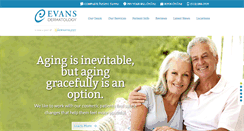 Desktop Screenshot of evans-dermatology.com